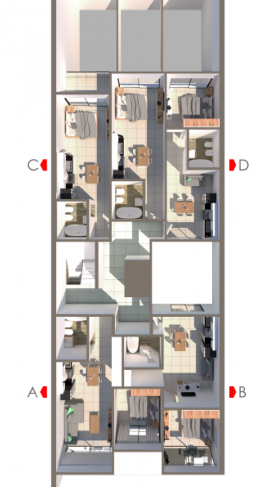 Venta Departamento Monoambiente Valparaiso y Cordoba Entrega Noviembre 2024