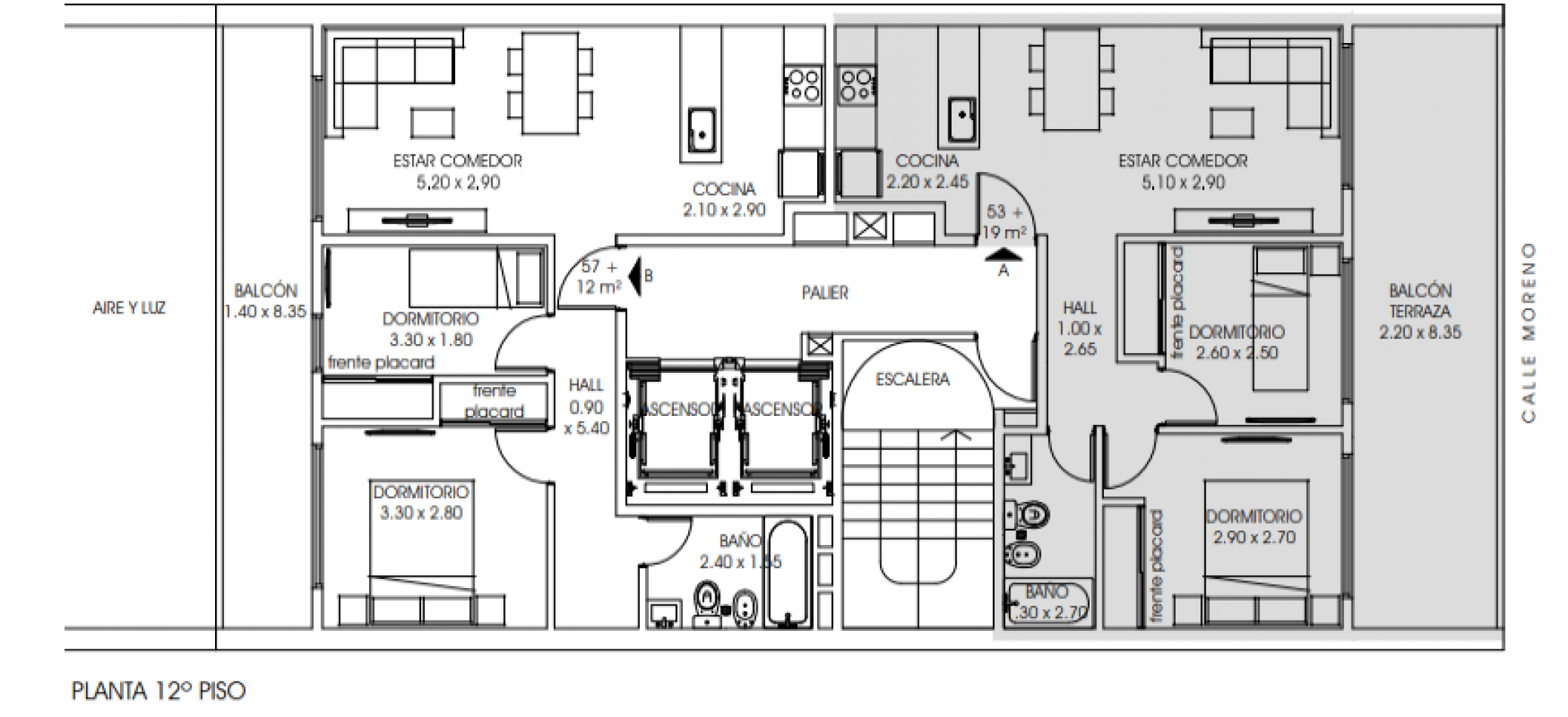 Venta Departamento Un Dormitorio/ Monoambiente divisible  Moreno 1100 Agosto 2025