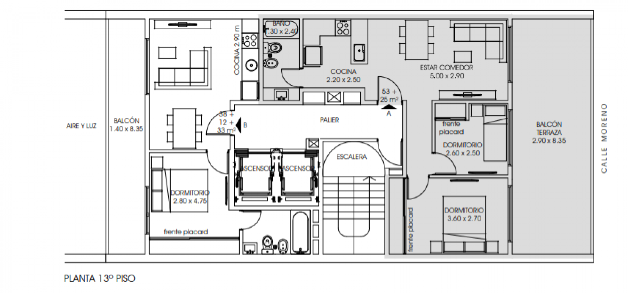 Venta Departamento Un Dormitorio/ Monoambiente divisible  Moreno 1100 Agosto 2025