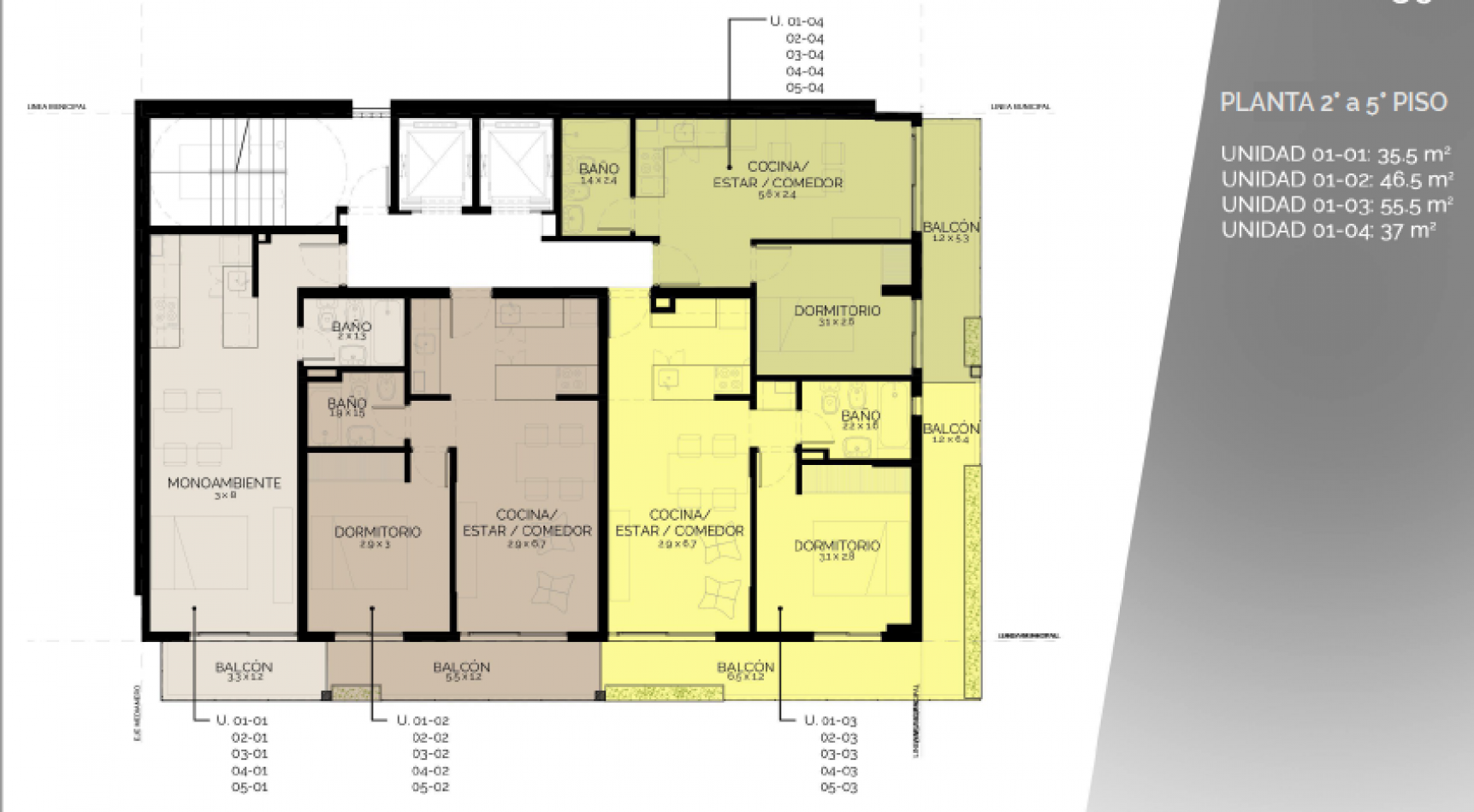 Venta Departamento dos Dormitorios Alem 2300  Republica De La Sexta