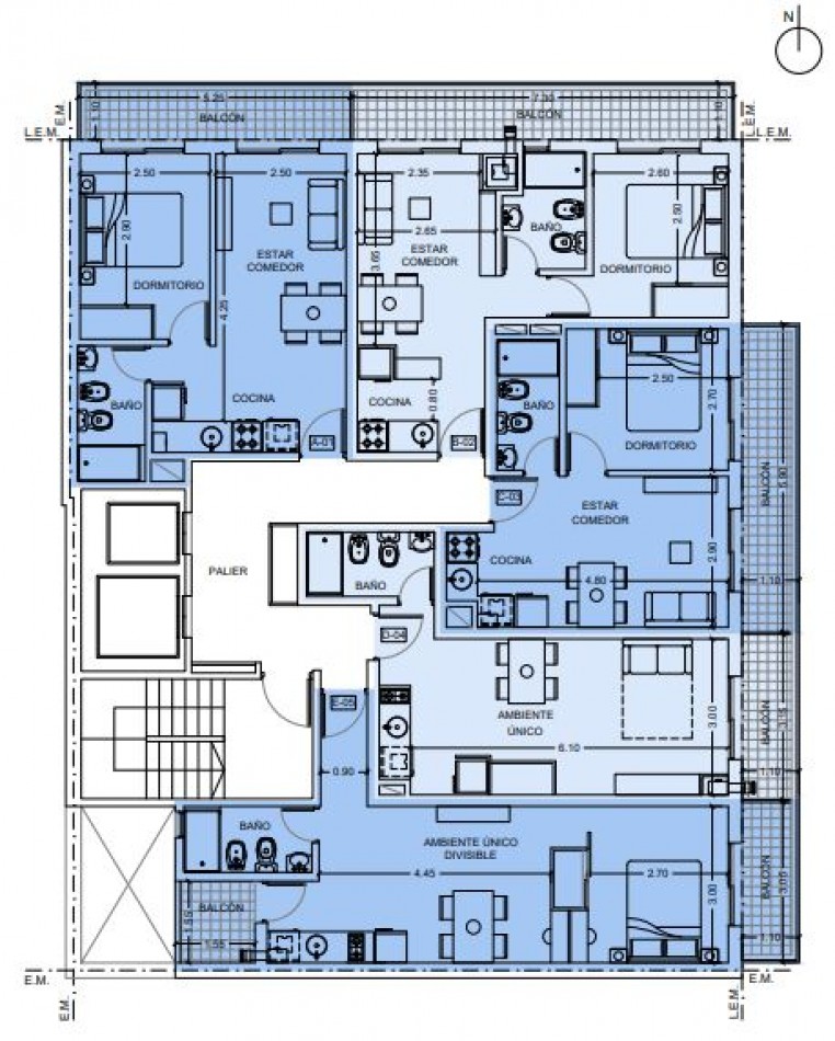 VENTA DEPARTAMENTO UN DORMITORIO LOFT DIVISIBLE AV. FRANCIA Y CORDOBA (POSIBILIDAD DE COCHERA) FEBRERO 2024