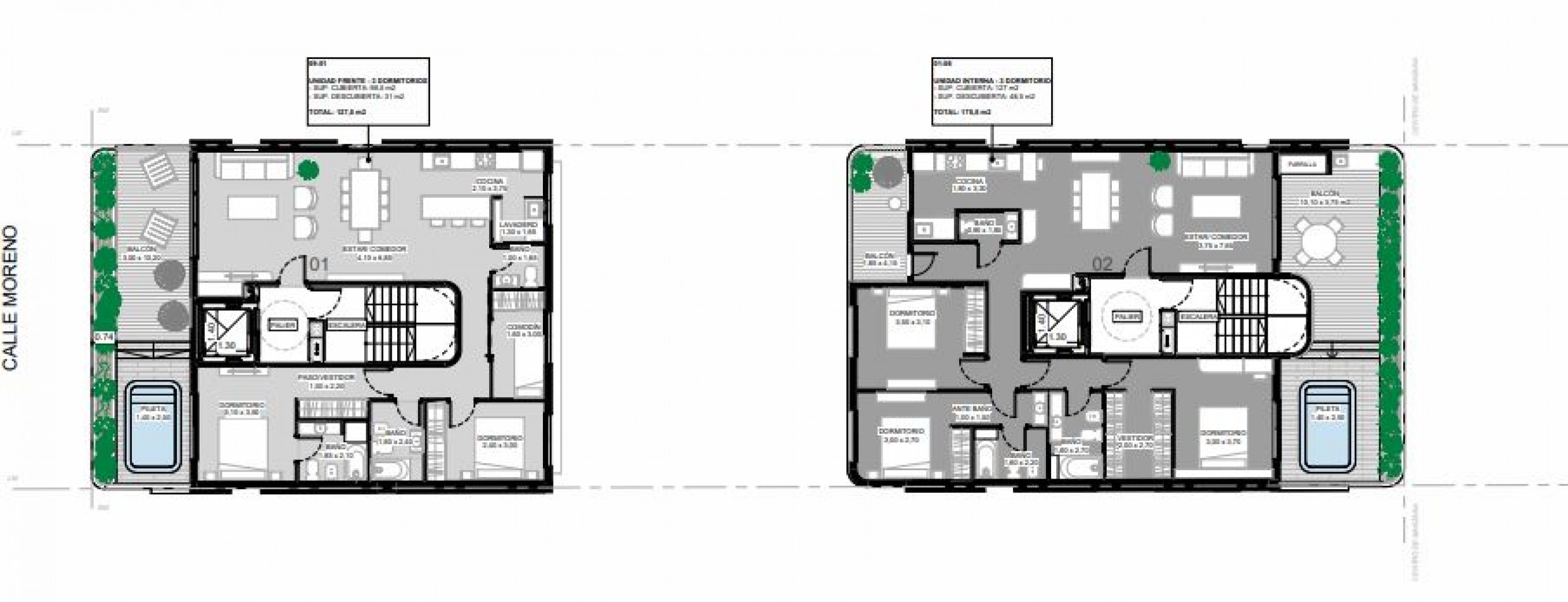 VENTA DEPARTAMENTO UN DORMITORIO MORENO Y SAN JUAN ENTREGA 2028 CANJE POR CEREAL