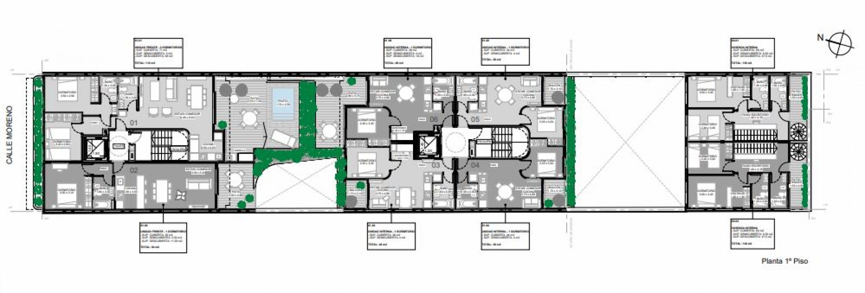 VENTA DEPARTAMENTO UN DORMITORIO MORENO Y SAN JUAN ENTREGA 2028 CANJE POR CEREAL