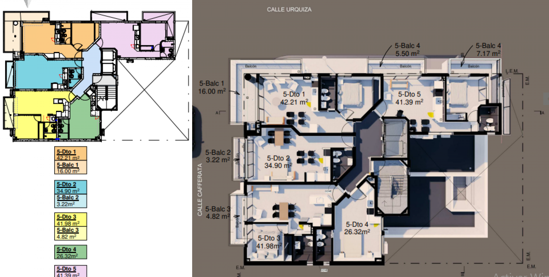 VENTA DEPARTAMENTO UN DORMITORIO  ESTRENAR ESQUINA URQUIZA Y CAFFERATA