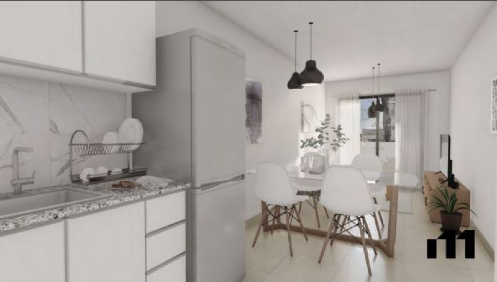 VENTA DEPARTAMENTO UN DORMITORIO CONTRAFRENTE PRESIDENTE ROCA E ITUZAINGO ENTREGA 2027