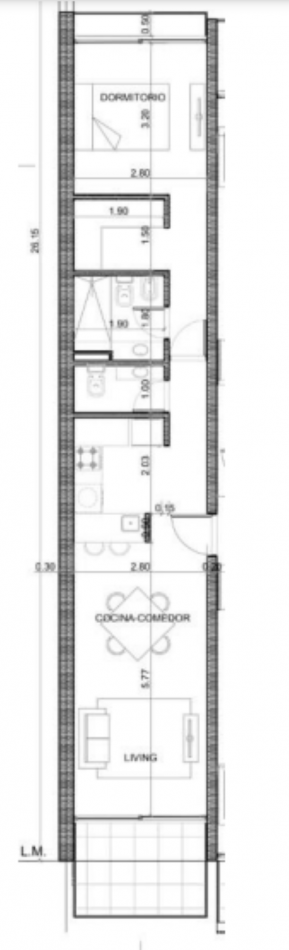 VENTA MONOAMBIENTE CORDOBA 3000