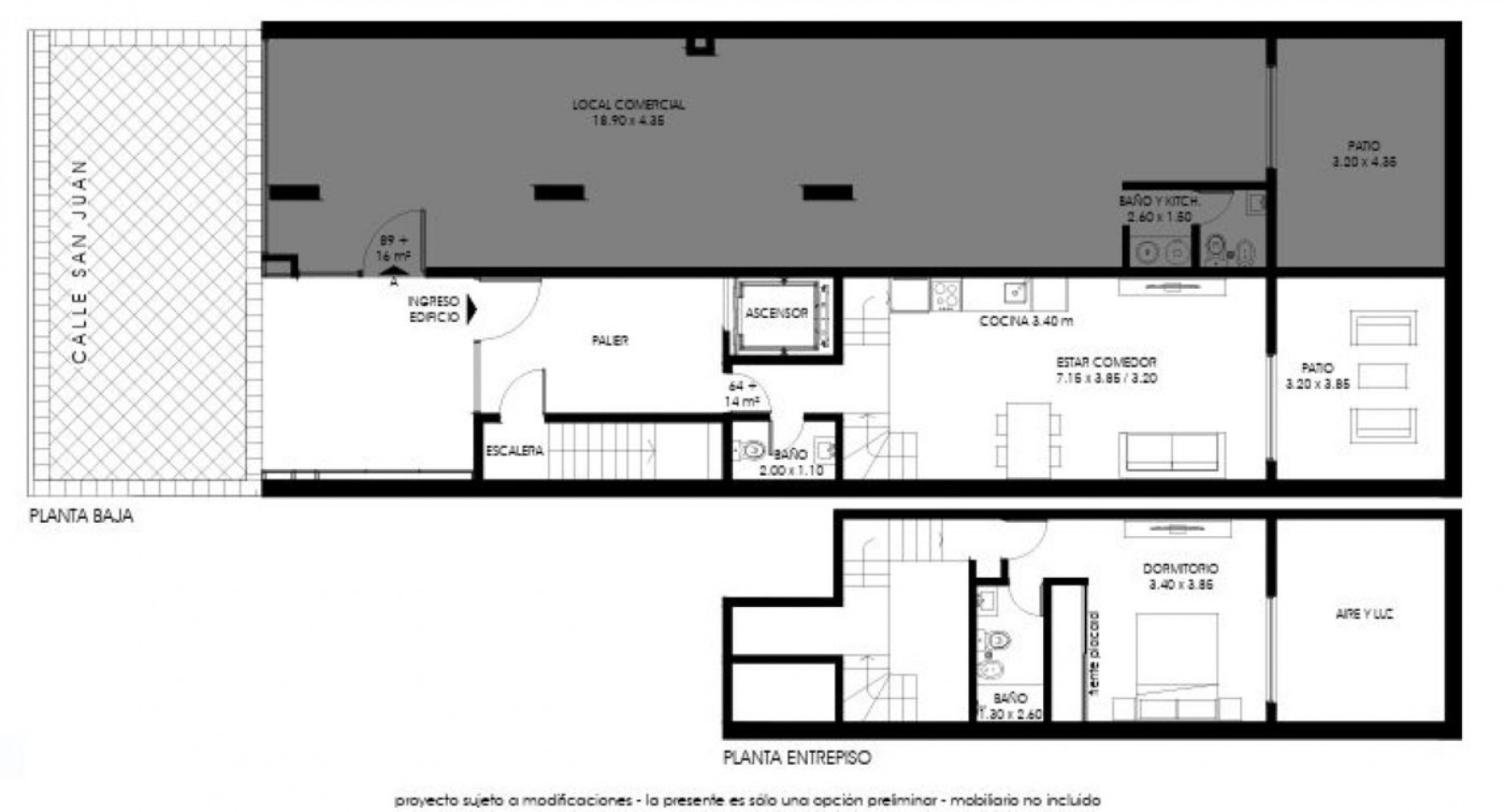 INVERSION/ POZO/ FINANCIACION/ VENTA DEPARTAMENTO UN DORMITORIO SAN JUAN Y PARAGUAY ANTICIPO Y 30 CUOTAS