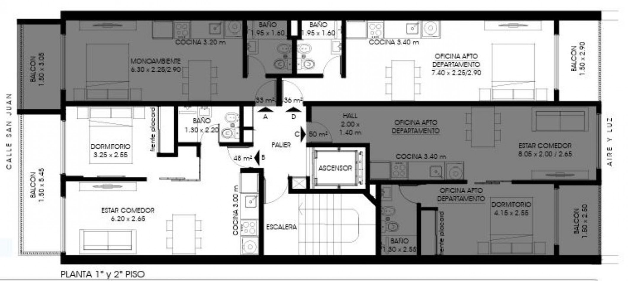INVERSION/ POZO/ FINANCIACION/ VENTA DEPARTAMENTO UN DORMITORIO SAN JUAN Y PARAGUAY ANTICIPO Y 30 CUOTAS