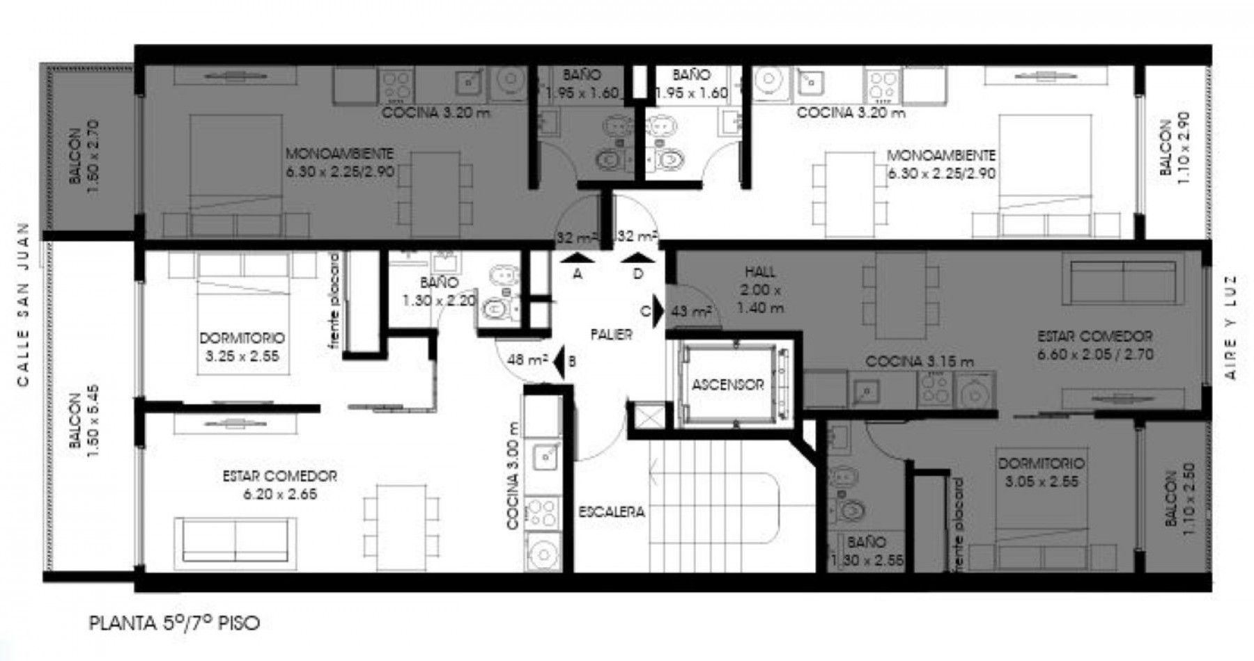 INVERSION/ POZO/ FINANCIACION/ VENTA DEPARTAMENTO UN DORMITORIO SAN JUAN Y PARAGUAY ANTICIPO Y 30 CUOTAS