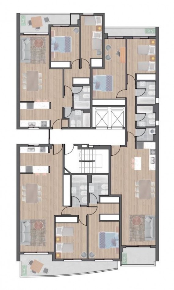 PICHINCHA! VENTA DEPARTAMENTO DOS DORMITORIOS CORDOBA Y SUIPACHA ESTRENAR