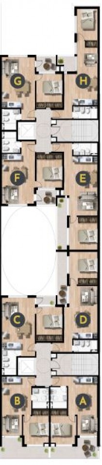 ZONA CENTRO VENTA DEPARTAMENTO UN DORMITORIO MITRE Y SAN JUAN ENTREGA MAYO 2027 PISO 2 FRENTE