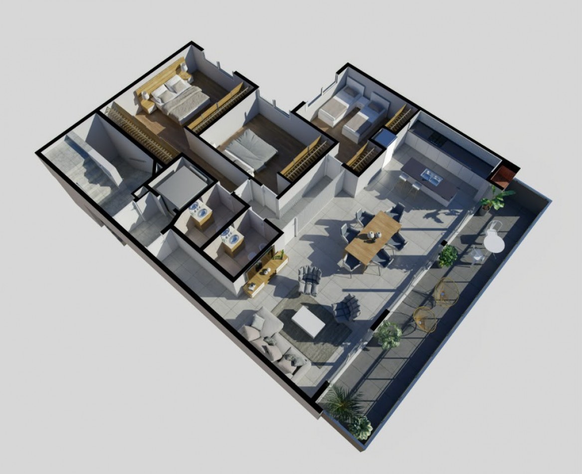 BARIIO MARTIN VENTA DEPARTAMENTO PISO EXCLISIVO TRES DOMITORIOS 