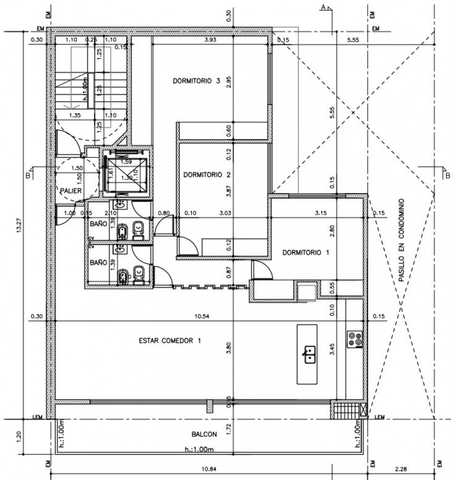 BARIIO MARTIN VENTA DEPARTAMENTO PISO EXCLISIVO TRES DOMITORIOS 