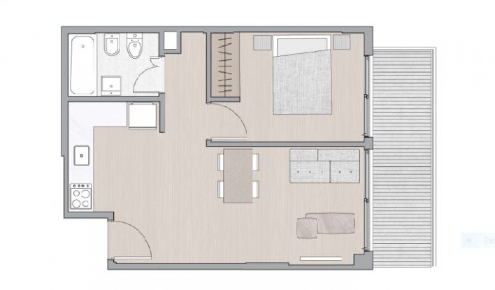 PALERMO VENTA DEPARTAMENTOS UN DORMITORIO ZAPATA Y JORGE NEWBERY