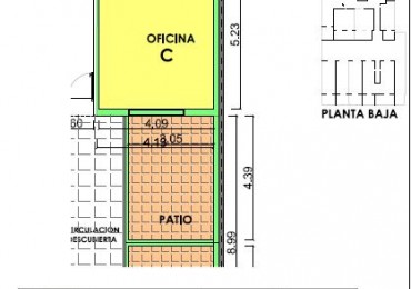 VENTA OFICINA CON PATIO SAN JUAN Y JUAN MANUEL DE ROSAS ENTREGA 2026 FINANCIACION
